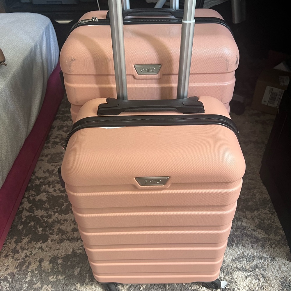 C-Lite Coral Suitcase